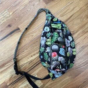 Kavu Succulent Print Sling Bag
